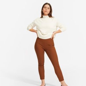 Everlane Curvy Work Pant Cocoa Brown